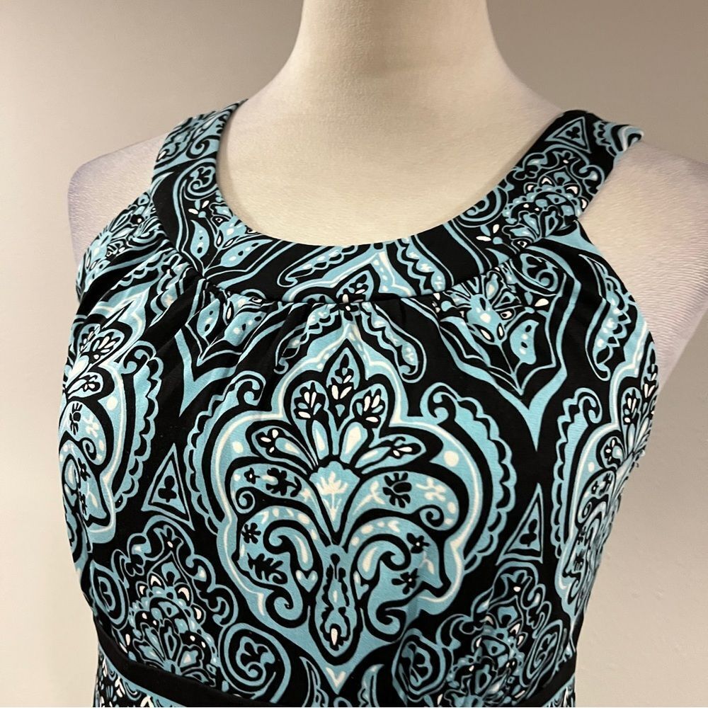 Apt. 9 paisley floral print sleeveless‎ mini dress size small - Picture 2 of 12